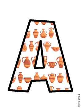 Preview of Ancient Egypt Bulletin Board Décor Kit, Ancient Egypt Bulletin Board Letters
