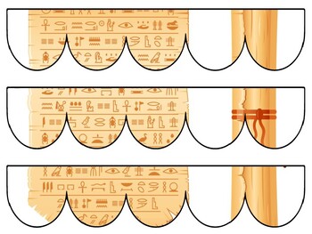 Preview of Ancient Egypt Bulletin Board Decor Kit, Ancient Egypt Letters
