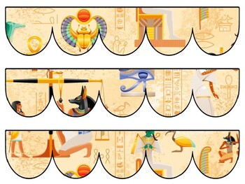 Preview of Ancient Egypt Bulletin Board Decor Kit, Ancient Egypt Letters