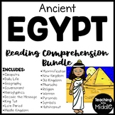 Ancient Egypt Reading Comprehension Worksheet Informationa