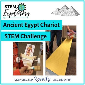 Preview of Ancient Egypt Chariot STEM Challenge - Engineering Design (Digital)
