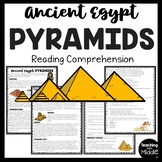 Ancient Egypt Pyramids Reading Comprehension Informational