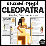 Ancient Egypt Cleopatra Reading Comprehension Worksheet Pharaoh