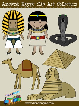 Preview of Ancient Egypt Clip Art Collection