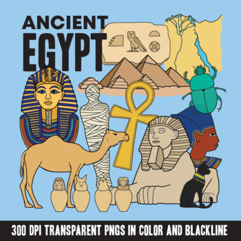 Preview of Ancient Egypt Clip Art for Personal or Commercial Use