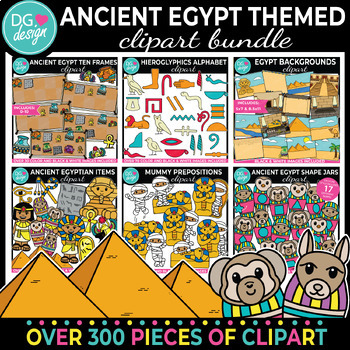 Preview of Ancient Egypt Clipart Bundle | Ancient Civilization | Ancient History | Culture