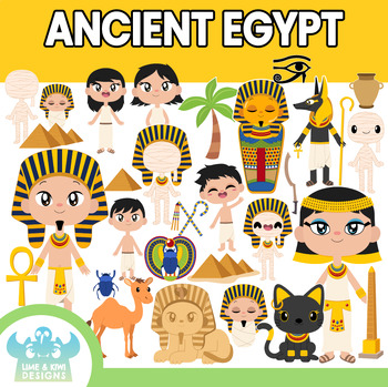 Preview of Ancient Egypt Clipart (Lime and Kiwi Designs)