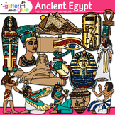 Ancient Egypt Clipart: Nile River, King Tut, Pharaoh Clip 