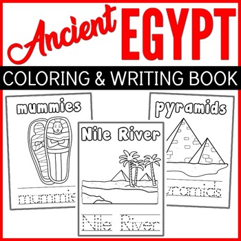 Preview of Ancient Egypt Coloring Book