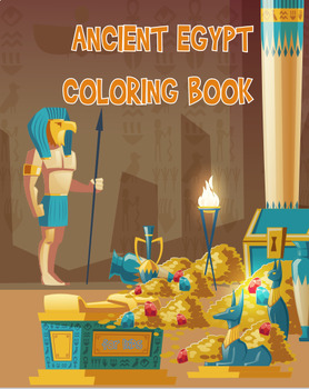 Preview of Ancient Egypt Coloring Book For Kids