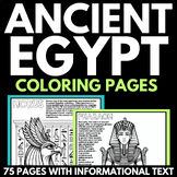 Ancient Egypt Coloring Pages - Informational Coloring Shee