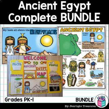 Preview of Ancient Egypt Complete Study for Early Readers - Ancient Egypt Bundle