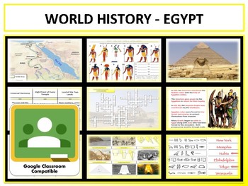 Preview of Ancient Egypt - Complete Unit - Google Classroom Compatible