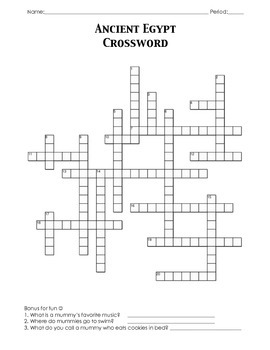 Results for ancienty egypt crossword puzzle TPT