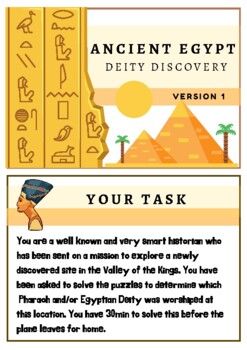 Preview of Ancient Egypt Deity Discovery Version 1
