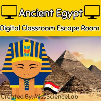 Preview of Ancient Egypt Digital Escape Room