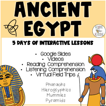 Ancient Egypt - Digital Notebook Lessons for Google Slides - | TPT