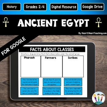 Preview of Ancient Egypt Digital Unit Distance Learning & Google Slides