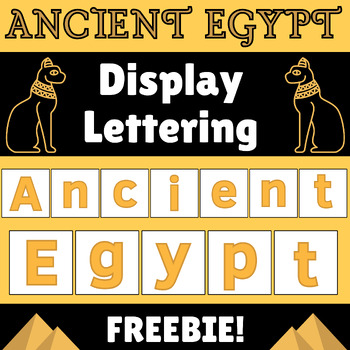 Preview of Ancient Egypt Display Lettering