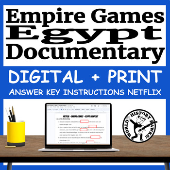 Preview of Ancient Egypt Documentary Handout - Old & New Kingdom - Netflix Empire Games