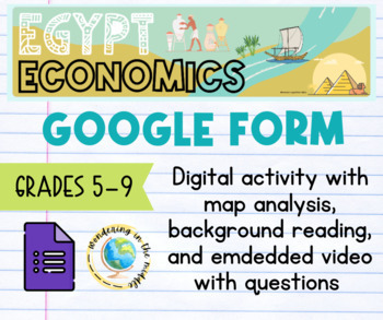Preview of Ancient Egypt: Economy Google Form