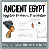 Ancient Egypt Egyptian Pharaohs Google Slides ™ and Notes-