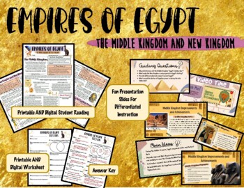 Preview of Ancient Egypt (Empires of Egypt) Lesson 3