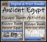 Ancient Egypt Escape Room Bundle | BOOM Cards™ Digital & P