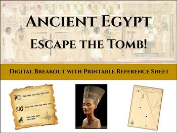 Preview of Ancient Egypt: Escape the Tomb! (Digital Breakout, Escape Room)