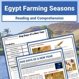 Ancient Egypt Farming Seasons Reading Passage and Comprehe