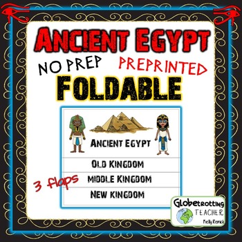 Preview of Ancient Egypt Foldable (Pre-printed Flip Book)