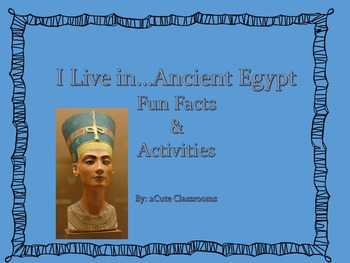 Ancient Egypt: Fun Facts and Activities by 2Cute Classrooms | TPT