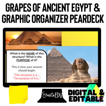 Preview of Ancient Egypt GRAPES Interactive Digital Resource Notes and Pear Deck