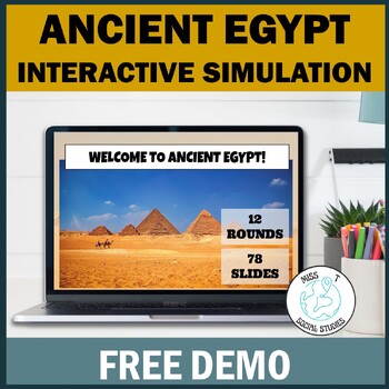 Preview of Ancient Egypt Game Interactive Simulation: FREE DEMO Life in Ancient Egypt Game