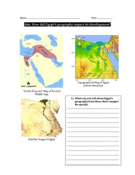 Preview of Ancient Egypt -  Geography and Culture Packet