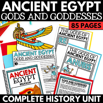 Preview of Ancient Egypt Gods - Egypt Mythology Unit - Ancient Egypt Projects - Religion