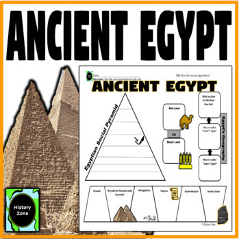 Ancient Egypt Graphic Organizer Worksheet with KEY! by N B | TpT