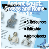 Ancient Egypt, Greece and Rome Year 7 and 8 History Worksh
