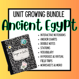 Ancient Egypt Growing Bundle (Interactive Notebooks, Vocab