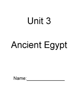 Preview of Ancient Egypt Guided Notes