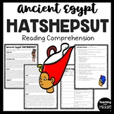 Ancient Egypt Hatshepsut Reading Comprehension Information