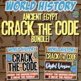 Ancient Egypt Hieroglyphics Escape Room Bundle | Tradition