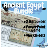 Ancient Egypt Worksheets and PowerPoint Escape Room Bundle