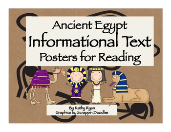 Preview of Ancient Egypt Informational Text Posters