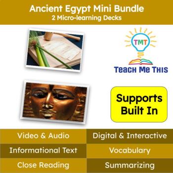 Preview of Ancient Egypt Informational Text Reading Passages and Activities Bundle