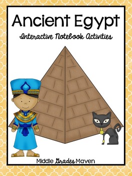 Ancient Egypt-Interactive Notebook Activities by Middle Grades Maven