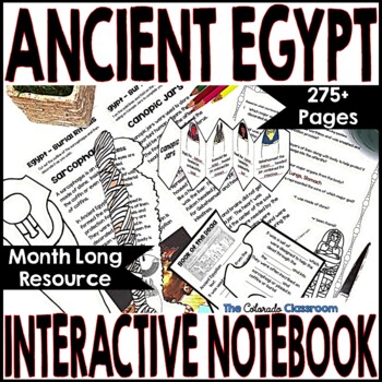 Preview of Ancient Egypt Activities with Geography, Pyramids, Mummies, Hieroglyphics, Maps