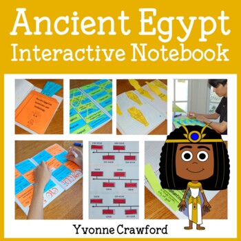 Preview of Ancient Egypt Interactive Notebook with Scaffolded Notes | History Guided Notes