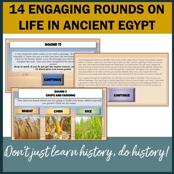 Ancient Egypt Interactive Simulation - Life in ancient Egypt Game