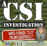 Ancient Egypt King Tut CSI Investigation Activity
